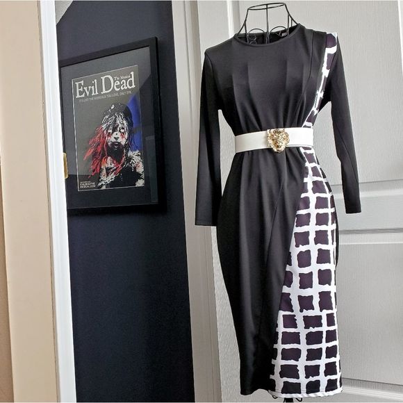 Dresses & Skirts - Black and white office dress